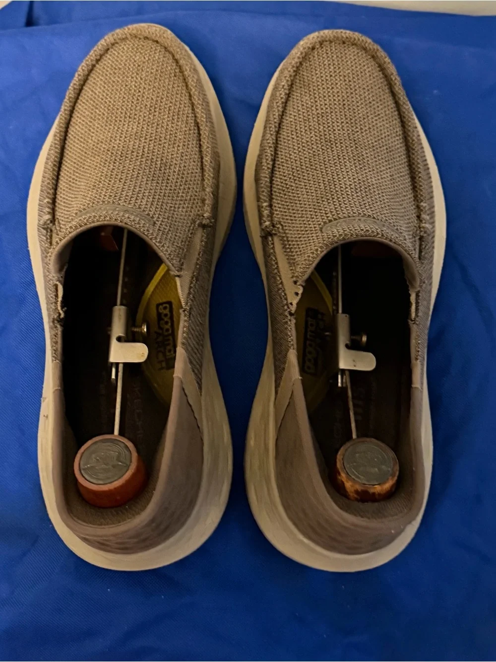 Skechers Men’s Slip-Ins Loafers in Taupe